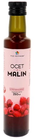 PIĘĆ PRZEMIAN OCET MALINOWY BEZGLUTENOWY 250 ml