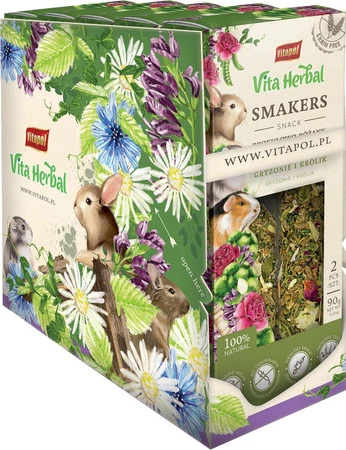 VITAPOL Vita Herbal Smakers Brokułowo-różany 90g