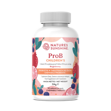 Natural's Sunshine Probiotyk dla dzieci ProB Children's 90 tabl.