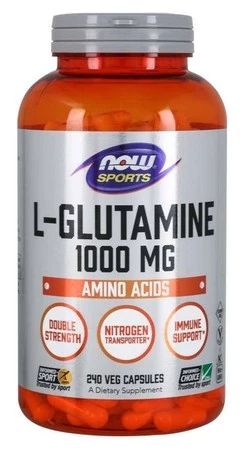 Now Foods L-Glutamina 1000 mg - 240 kaps.