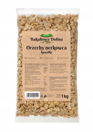 Bakaliowa Dolina Orzechy nerkowca kawałki 1 kg