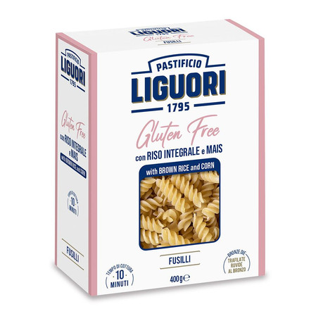 Zestaw 2x Makaron Liguori GLUTEN FREE Fusilli 400 g