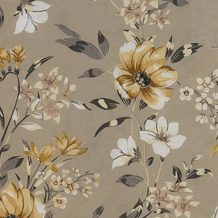 Komplet pościeli bawełnianej Emy, 220 x 200 cm, Ciemnobeżowy