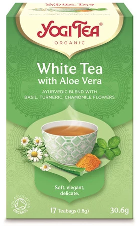 Yogi Tea Herbata biała z aloesem Bio 17 szt. x 1,8g