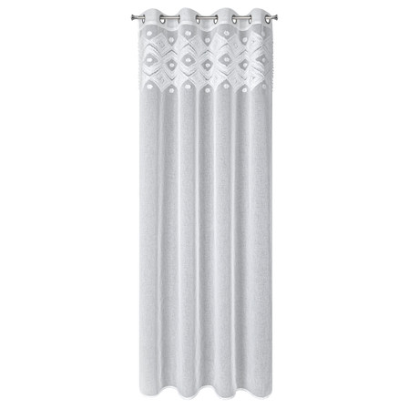 ZASŁONA GOTOWA ESTERA 140 X 250 CM BIAŁY