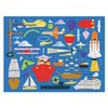 Mudpuppy Puzzle dwustronne 2w1 Środki transportu 100 elementów 6+