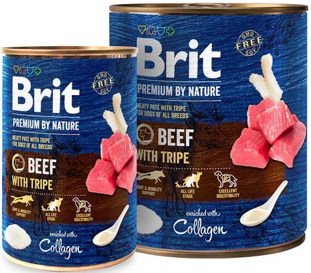 BRIT Premium by Nature BEEF Wołowina Kolagen 800g