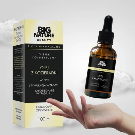 Big Nature Olej z kozieradki 100 ml włosy