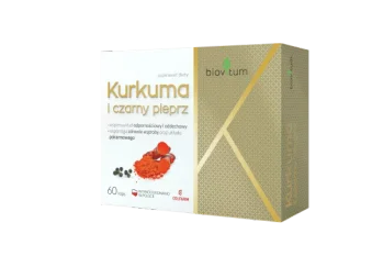 Biovitum Kurkuma i czarny pieprz 60 kaps.