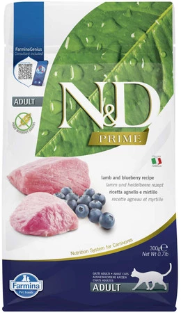 FARMINA ND CAT PRIME Lamb Blueberry Adult 300g