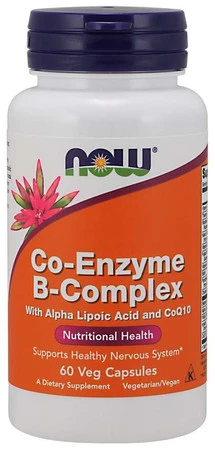 Co-Enzyme B-Complex Kompleks Witamin z grupy B + Kwas alfa liponowy + Koenzym Q10 (60 kaps.)