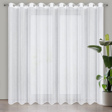 FIRANA GOTOWA LENA 350 X 250 CM BIAŁY