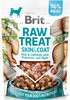BRIT Dog Raw Treat SKIN / COAT Ryba Kurczak Algi 40g