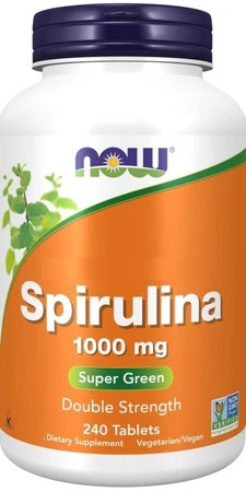 NOW FOODS Spirulina 1000 mg (240 tabl.)