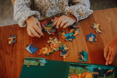 Mudpuppy Puzzle magnetyczne 2w1 Safari & dżungla 20 elementów 4+