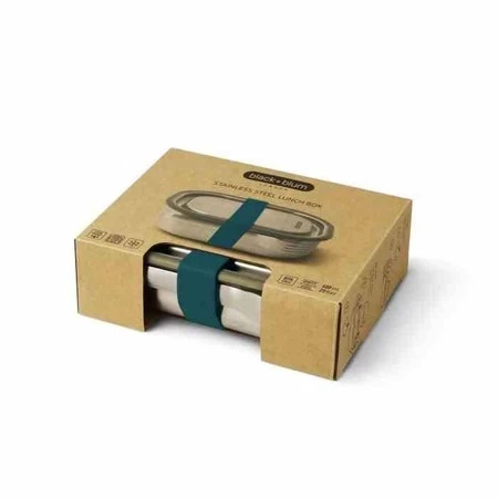 BB - Lunch box stalowy L, morski