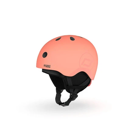 SCOOTANDRIDE Kask narciarski zimowy S-M dla dzieci 3+ Peach