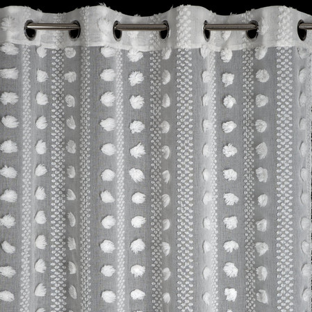 ZASŁONA GOTOWA ELENOR 140 X 250 CM BIAŁY