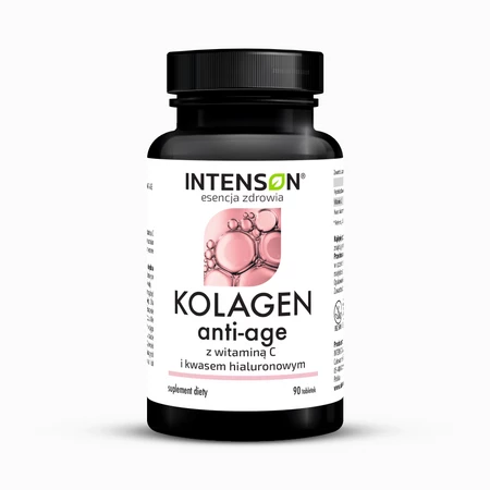 Intenson Kolagen Anti-Age + Hialuron + Witamina C 90 tabl.