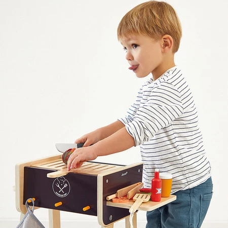 Janod Grill drewniany z akcesoriami 3+