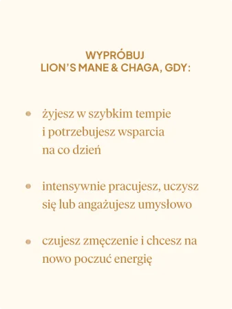 Natu Care Adaptogeny: Lion’s Mane & Chaga 45 g