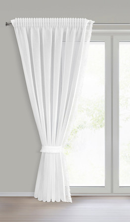 FIRANA GOTOWA KIRA 3 NA TAŚMIE 140 X 270 CM BIAŁY