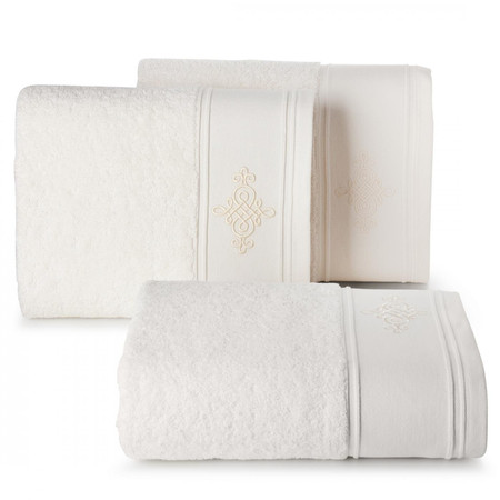 Ręcznik Klas2 (01), 70 x 140 cm, Kremowy