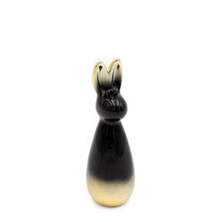 Ozdoba Wielkanocna, Figurka ceramiczna, kolor czarny, rozmiar 5 x 14 x 5 cm
