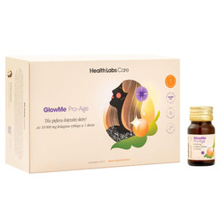Health Labs Care GlowMe Pro-Age kolagenowe shoty dla skóry dojrzałej 15szt x 30 ml