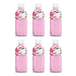 Zestaw 6x Jumi Jumi Napój liczi z nata de coco 320 ml