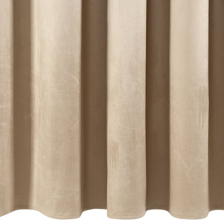 ZASŁONA GOTOWA AURA 140 X 250 CM CIEMNOBEŻOWY