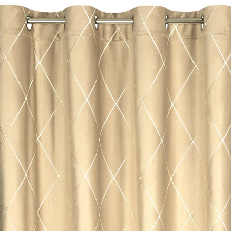 ZASŁONA DEKORACYJNA PIERRE CARDIN MARGO 140 X 250 CM BEŻOWY