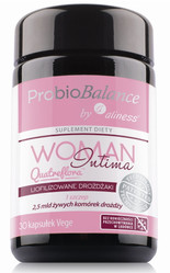 ProbioBALANCE, Woman Intima Quatreflora 2,5 mld x 30 kaps. vege