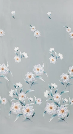 ZASŁONA GOTOWA NILA NA TAŚMIE 140 X 270 CM SREBRNY