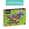 Mudpuppy Puzzle konturowe Jurajski Skatepark 75 elementów 5+