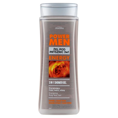 Power Men żel pod prysznic dla mężczyzn Czarny Pieprz i Guarana 300ml