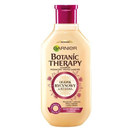 Botanic Therapy szampon do włosów osłabionych i łamliwych Olejek Rycynowy i Migdał 250ml