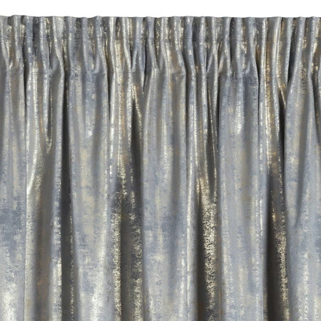 ZASŁONA GOTOWA RENIA NA TAŚMIE 140 X 270 CM SREBRNY