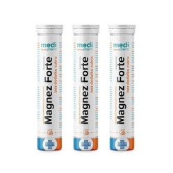 Zestaw: 3x Medi pharm Magnez cytryn. smak pomarańcza 20 tabl.