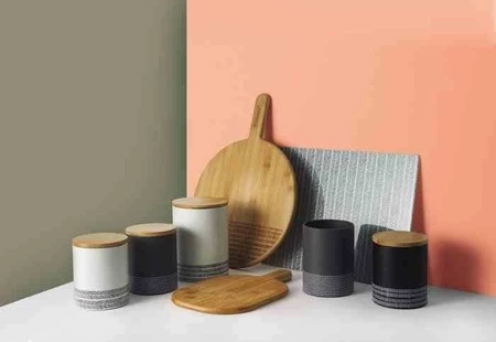 TYP - Pojemnik kuchenny M, szary, Monochrome