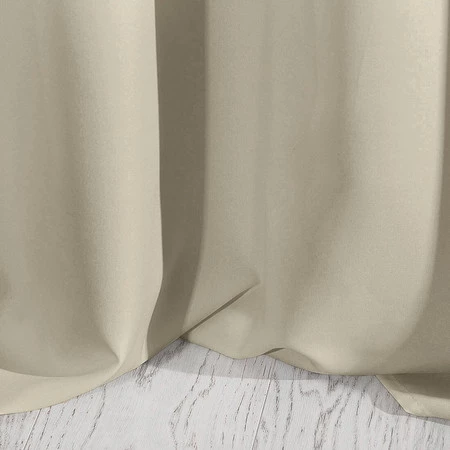 ZASŁONA GOTOWA RITA NA TAŚMIE 140 X 175 CM CIEMNOBEŻOWY