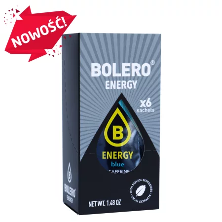 Zestaw Bolero Energy Blue ze stewią 6 szt. x 7g napój w proszku