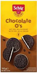 Schar − Chocolate O's, ciastka z kremem mleczne bezglutenowe − 165 g