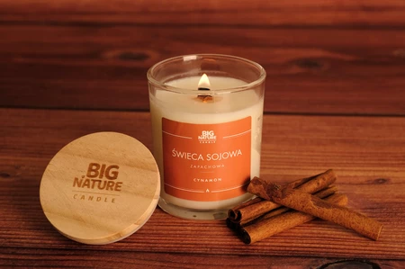Świeca soj. zap. CYNAMON 150g