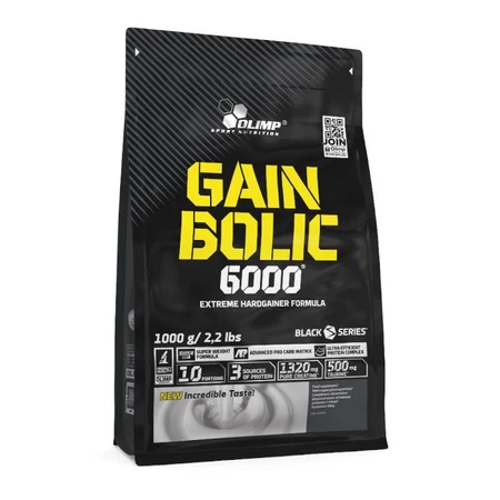 Olimp Gain Bolic 6000 odżywka gainer 1kg smak czekolada