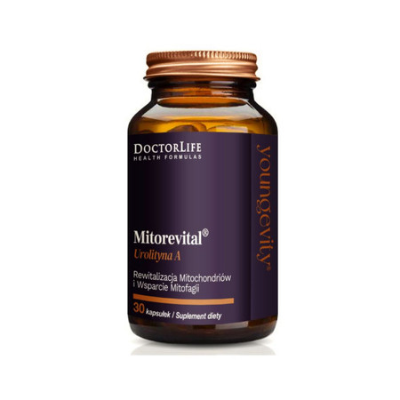 Doctor Life Mitorevital® Urolityna A na wsparcie oczyszczania organizmu 30 kaps.