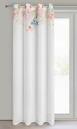 ZASŁONA GOTOWA ARLENA 135 X 250 CM BIAŁY