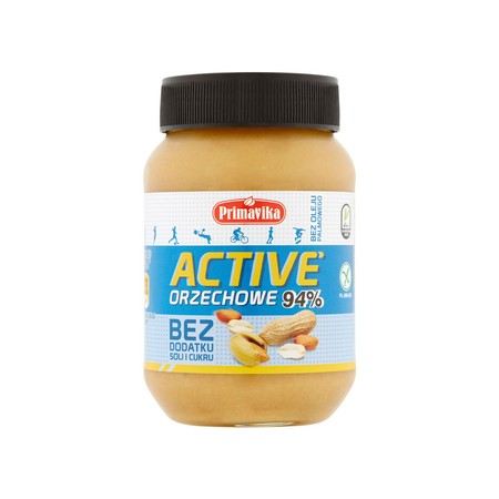 Primavika Active masło orzechowe 94% − 470 g