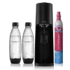 Saturator do wody gazowanej SodaStream Terra - Czarny + 2 butelki + cylinder z gazem CO2