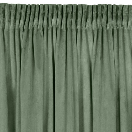 ZASŁONA GOTOWA MELANIE NA TAŚMIE 140 X 270 CM CIEMNOMIĘTOWY